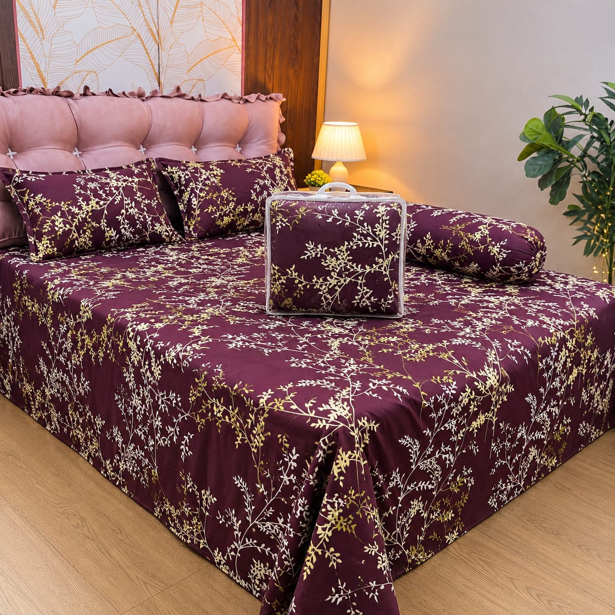 Luxury Comforter Set 5 Pis Set